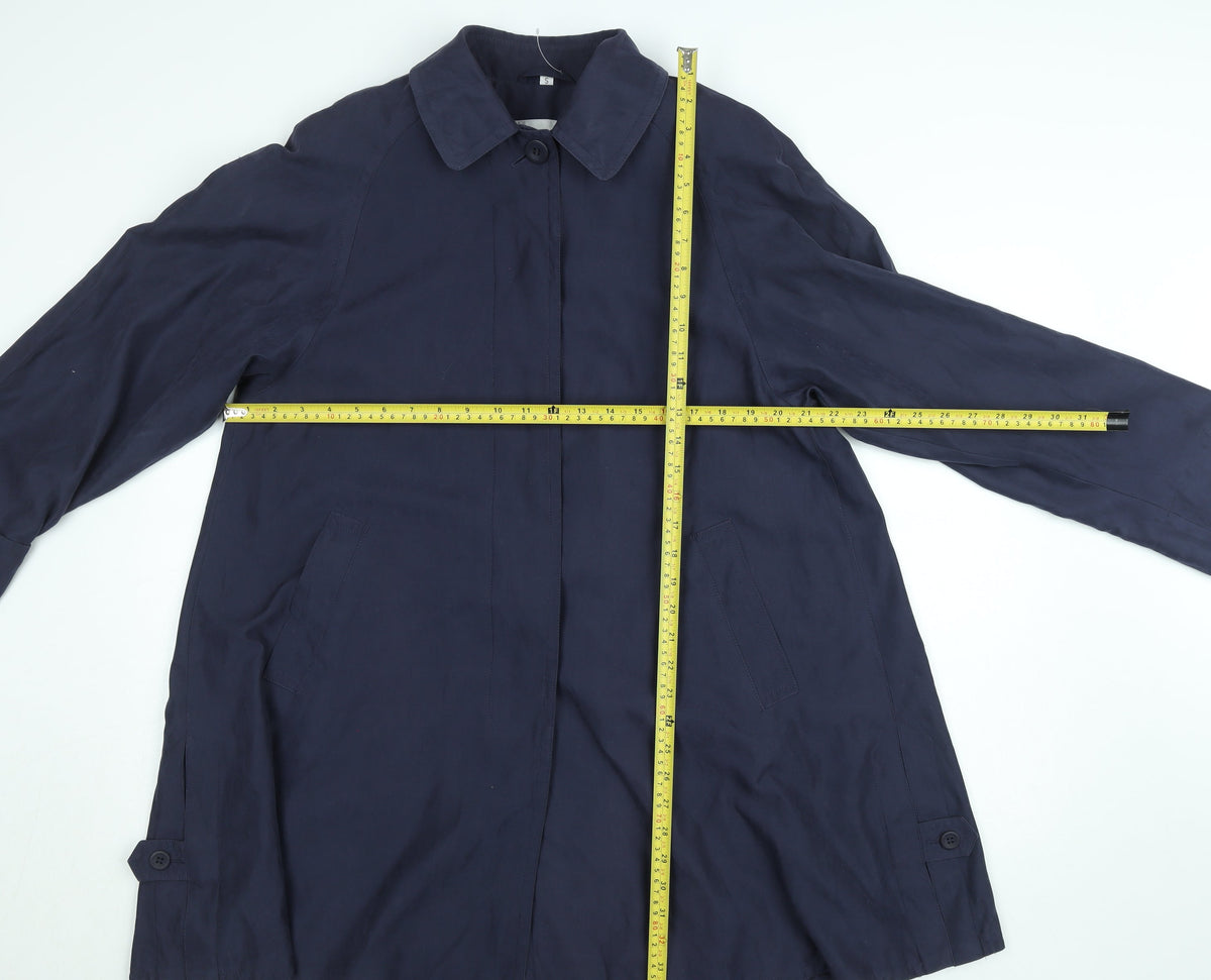 Womens UK Size S Dannimac Blue Rain Coat