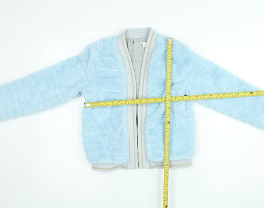Girls UK Size 11-12 Years Monsoon Blue Bomber Jacket