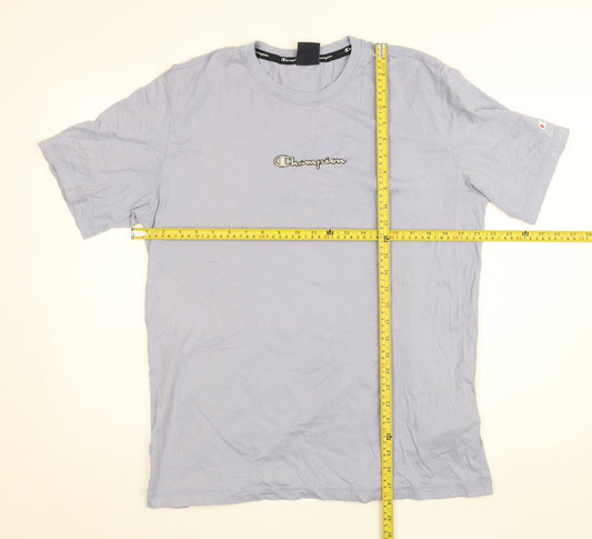 Champion Women’s Blue XL Basic Cotton Short Sleeve T-Shirt