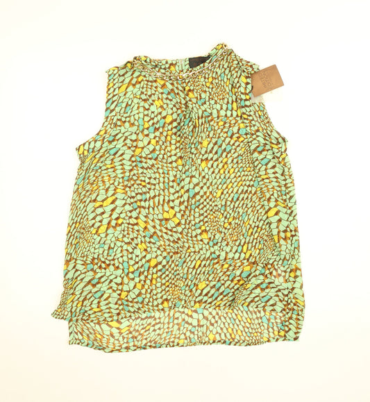 Womens UK Size 10 Atmosphere Green Camisole Blouse