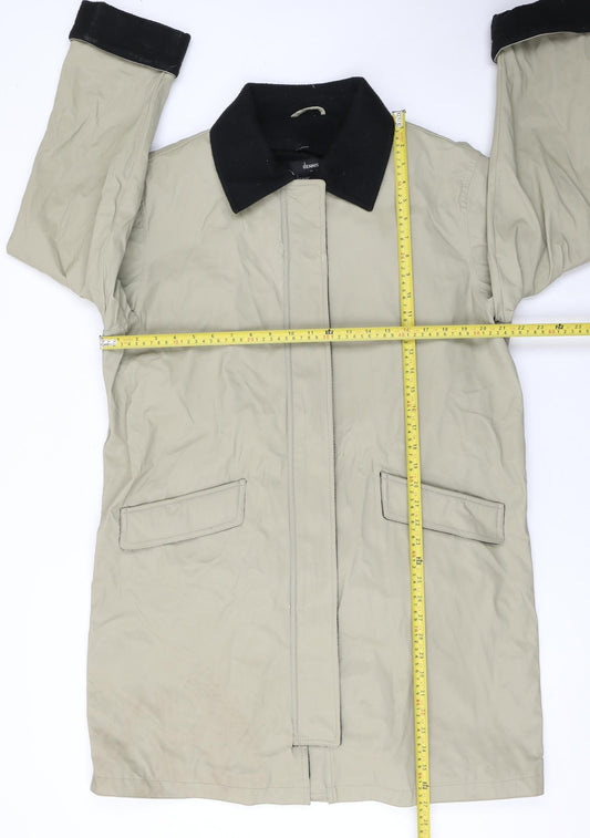 Mens UK Size M Dennis Basso Beige Rain Coat