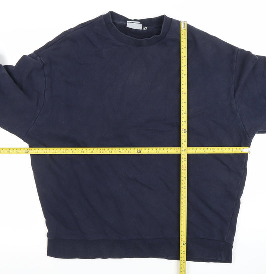 Mens UK Size M ASOS Blue Pullover Sweatshirt