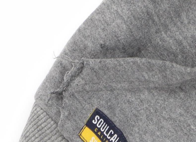 Boys UK Size 9-10 Years SoulCal & Co Grey Pullover Hoodie