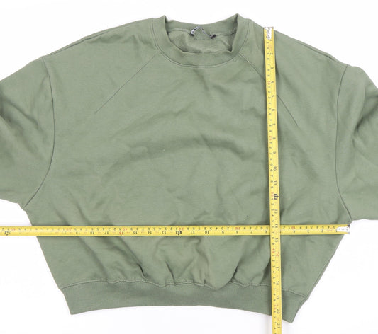 Womens UK Size 8 Zara Green Pullover Sweatshirt