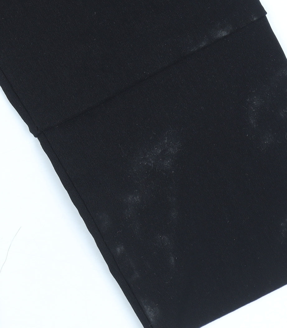 Boohoo Women’s Black Size 10 Long Sleeve Slim Fit Suit Top