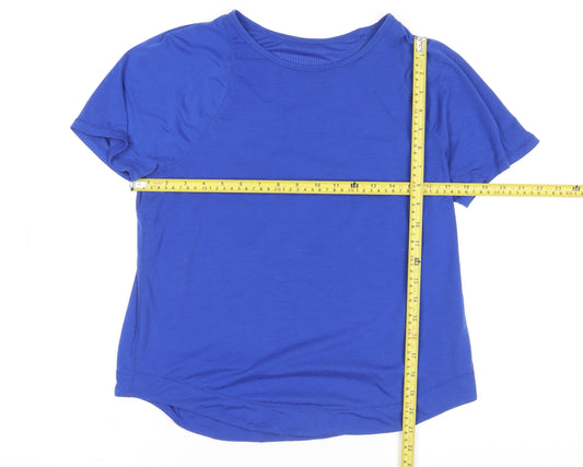 Sweaty Betty Blue Short Sleeve Gym T-Shirt Unisex S Lightweight Activewear