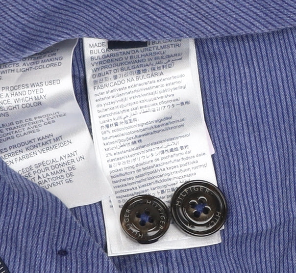 Tommy Hilfiger Men's Blue Chino Trousers Size 34 Regular