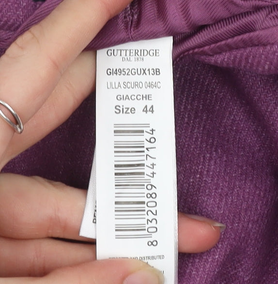 Womens UK Size 16 Gutteridge Purple Blazer