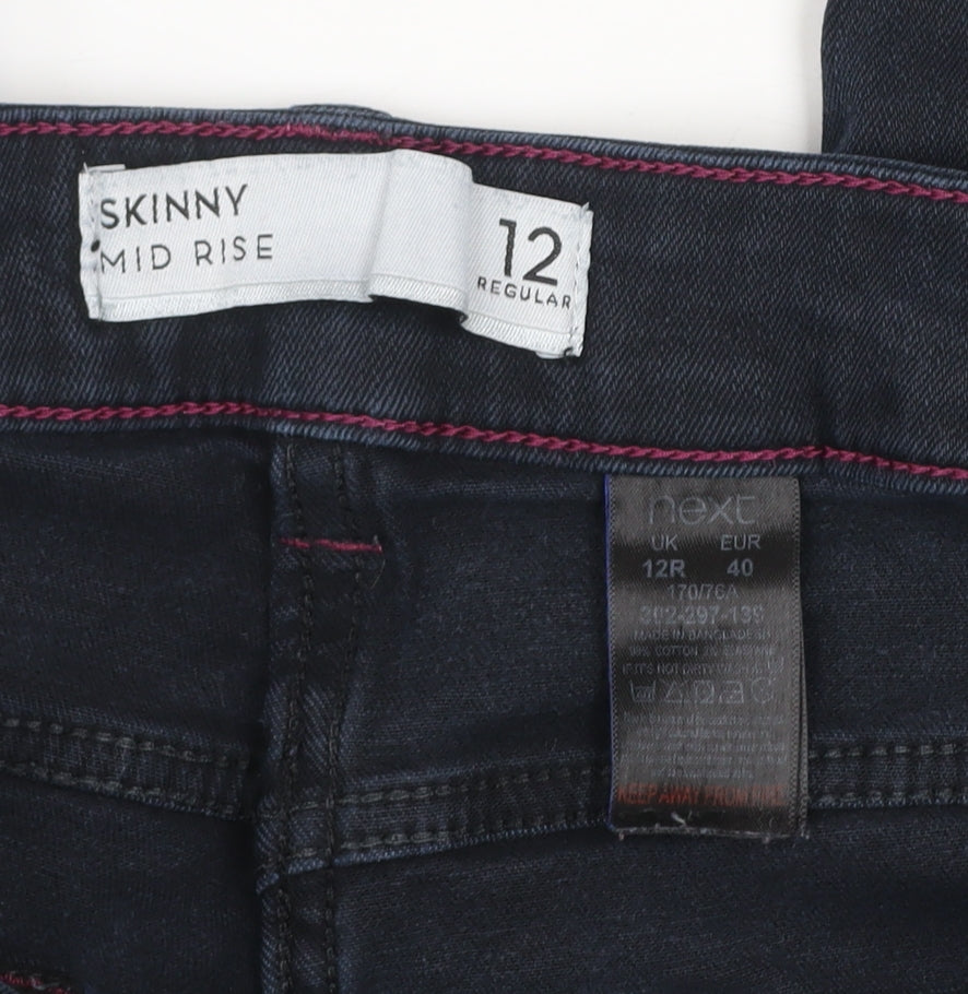 Mens UK Size 32 NEXT Slim Fit Skinny Blue Jeans