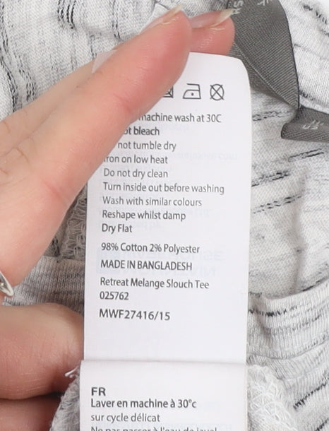 Mountain Warehouse Womens Grey Size 10 Relaxed Cotton Tee