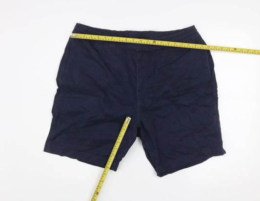 SoulCal & Co Men’s Blue 2XL Chino Shorts Elastic Waist Casual