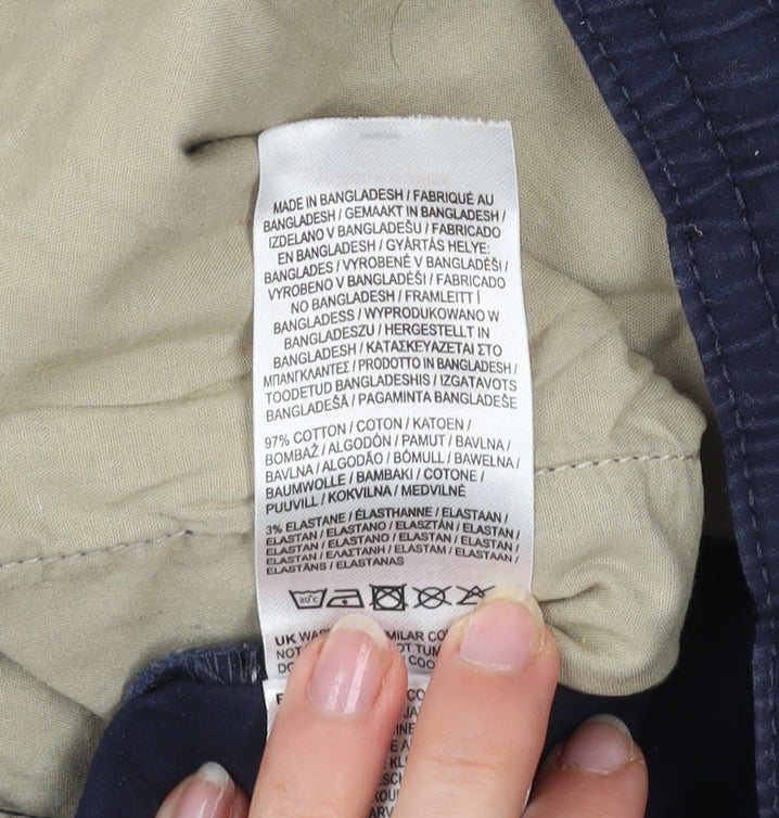 SoulCal & Co Men’s Blue 2XL Chino Shorts Elastic Waist Casual