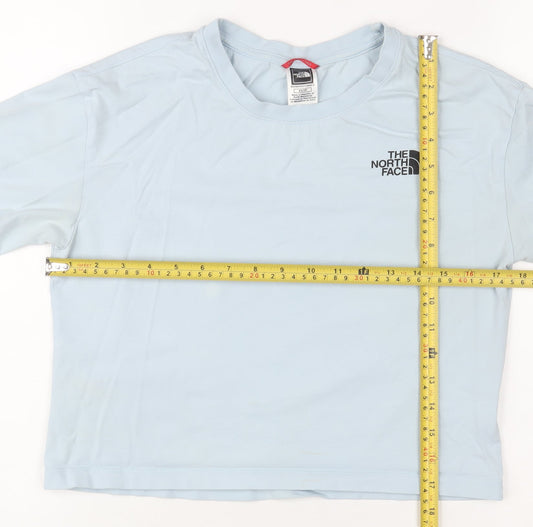 Womens UK Size XS The North Face Blue Basic T-Shirt