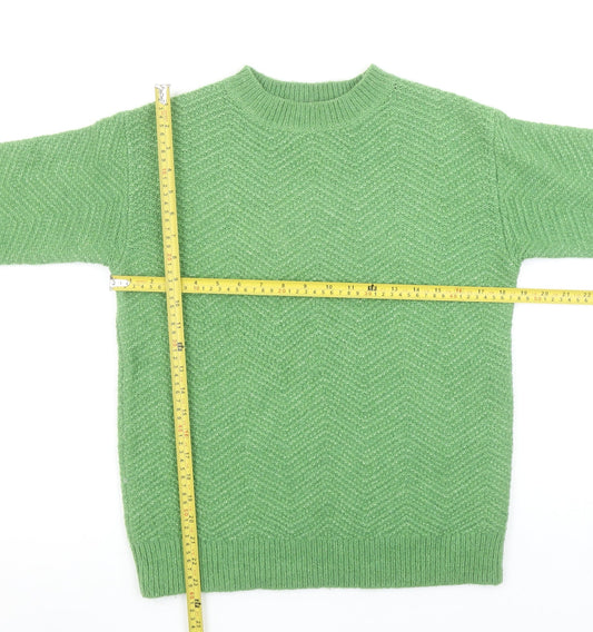 Womens UK Size XS Marks and Spencer Green Pullover Jumper
