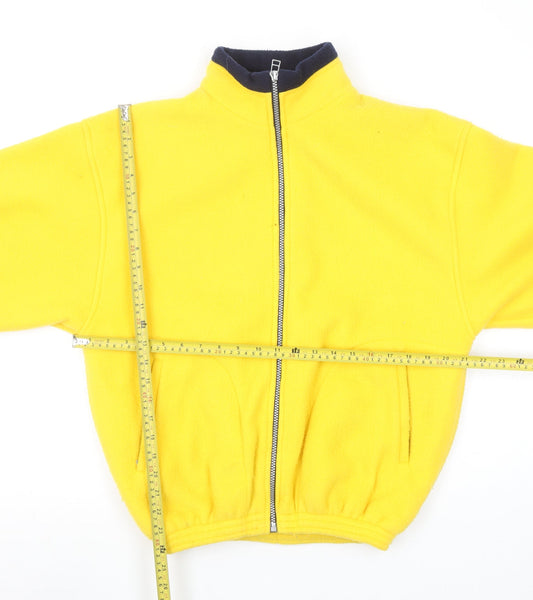 Womens UK Size S Antartex Yellow Fleece Jacket