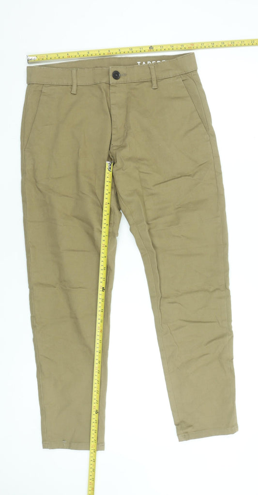 Dunnes Stores Men's Beige Tapered Jeans 32W 29L Regular Fit