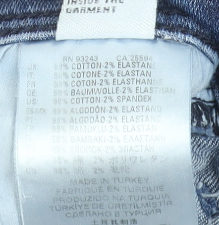 Diesel Mens Blue Slim Fit Denim Jeans Size 36 Skinny Style