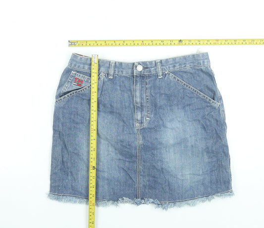 Womens UK Size 6 Tommy Hilfiger Straight & Pencil Denim Skirt