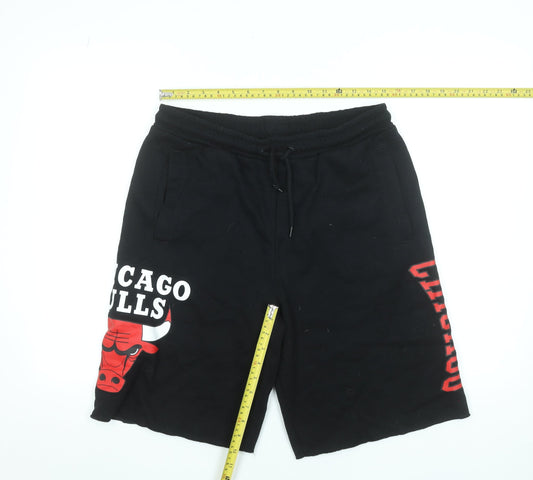 NBA Chicago Bulls Men's Black M Sweat Shorts Cotton Blend