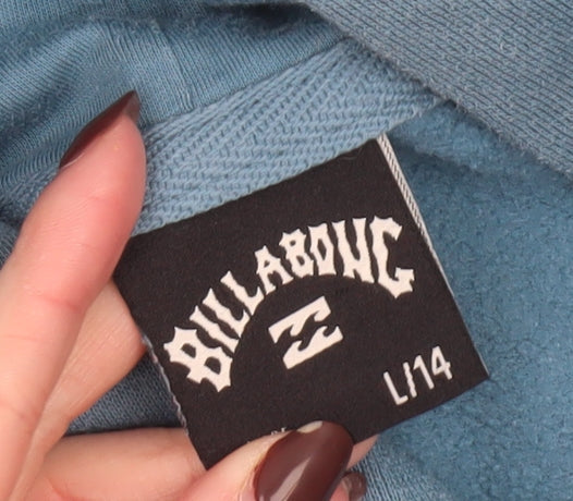 Boys UK Size 14 Years Billabong Blue Pullover Hoodie