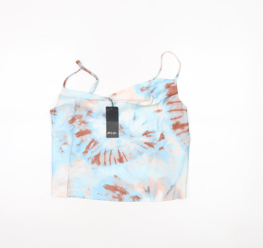 Womens UK Size 12 Nasty Gal Multicoloured Camisole Tank