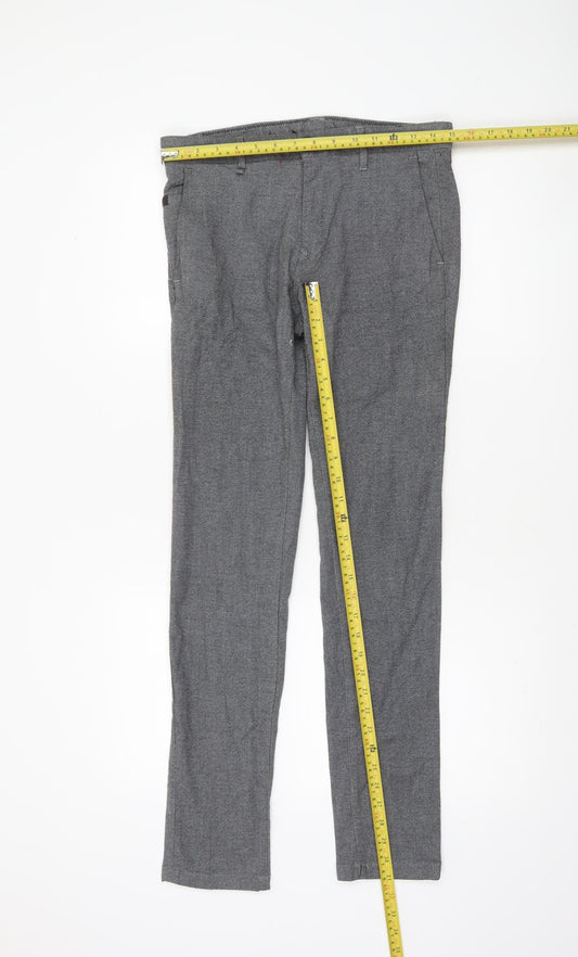 Zara Man Grey Slim Fit Chino Trousers Men’s Size 29