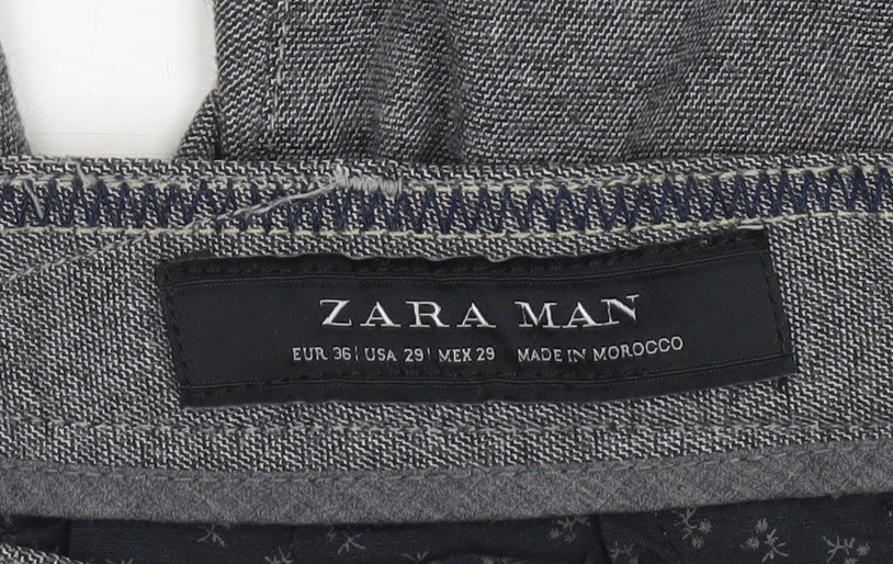 Zara Man Grey Slim Fit Chino Trousers Men’s Size 29