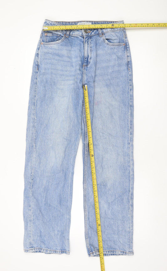 Primark Women Blue Straight Leg Denim Jeans Size 10