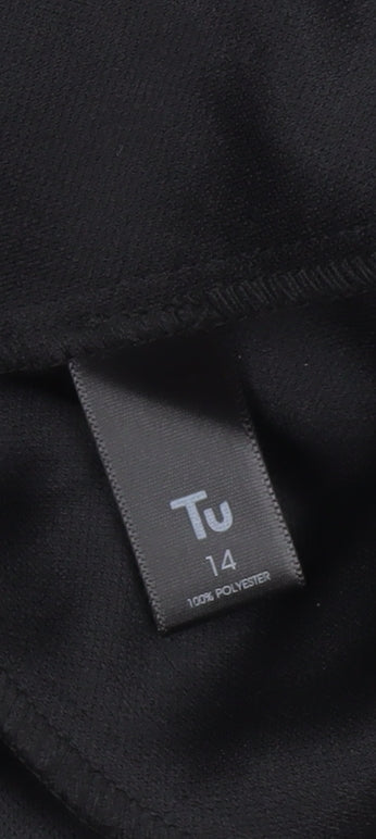 Tu Women’s Black Size 14 Single Breasted Blazer Jacket