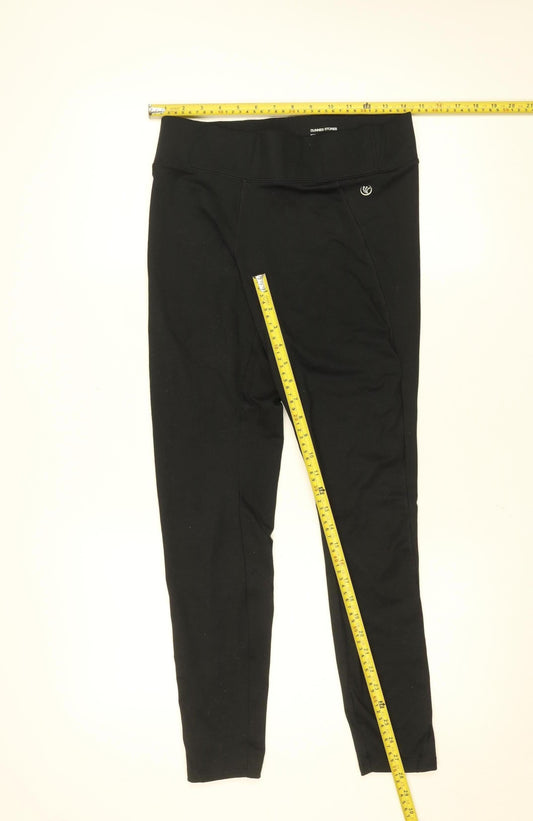 Womens UK Size M Dunnes Stores Slim Fit Leggings Black Leggings
