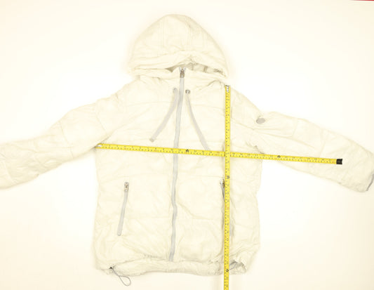 Womens UK Size L French Connection Ivory Puffer Jacket