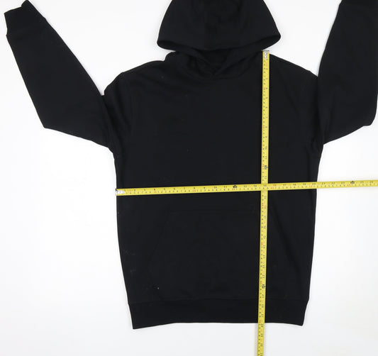 Mens UK Size S Marks and Spencer Black Pullover Hoodie