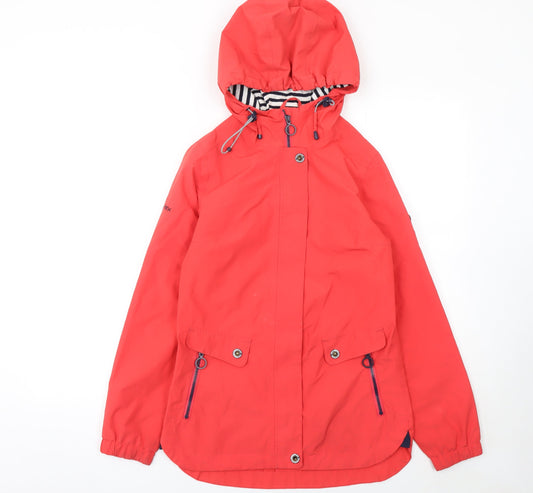 Womens UK Size 2XS Trespass Red Rain Coat