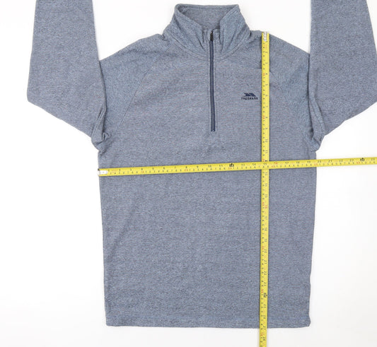 Mens UK Size M Trespass Blue Pullover Sweatshirt