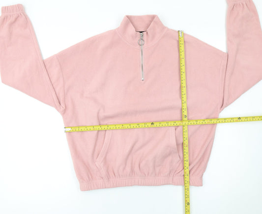 Womens UK Size 10 New Look Pink Pullover Sweatshirt