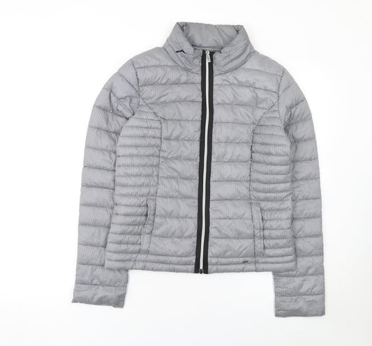 Womens UK Size 8 NEXT Grey Puffer Jacket
