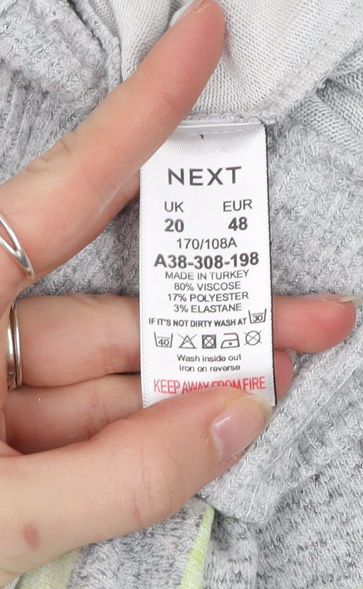 Womens UK Size 20 NEXT Grey Pullover Jumper
