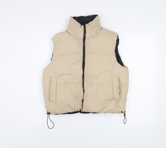 Womens UK Size 8 Brave Soul Beige Puffer Jacket