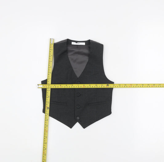 Marks and Spencer Boys Grey 4-5 Years Formal Waistcoat