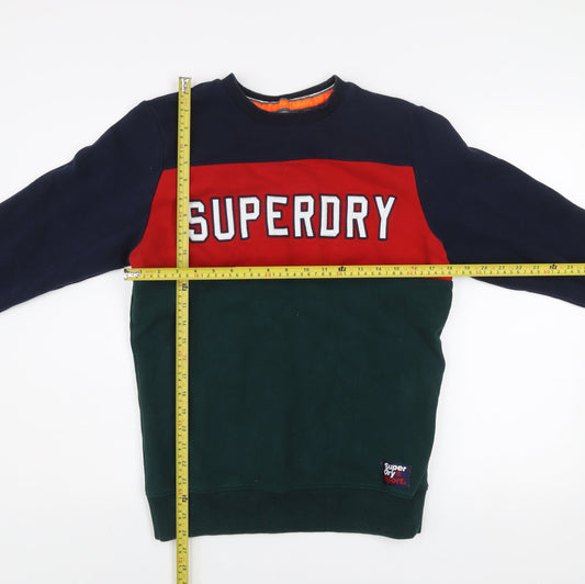 Mens UK Size S Superdry Multicoloured Pullover Sweatshirt