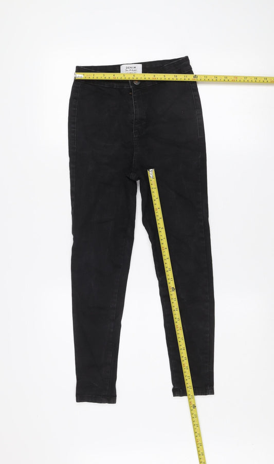 Miss Selfridge Women’s Black Skinny Stretch Jeans UK 8