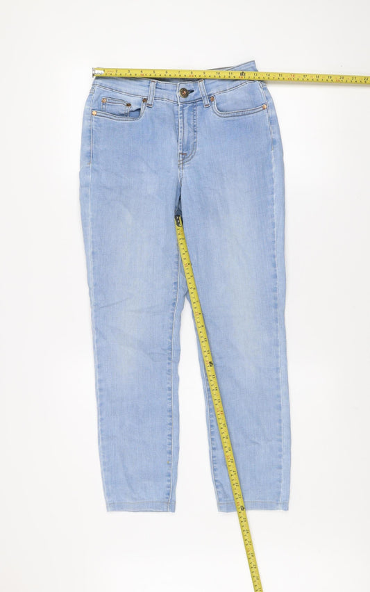Womens UK Size 10 Jonny-Q Regular Fit Straight Blue Jeans