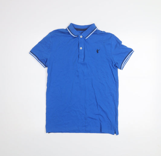 Boys UK Size 11-12 Years Blue Zoo Blue Basic Polo