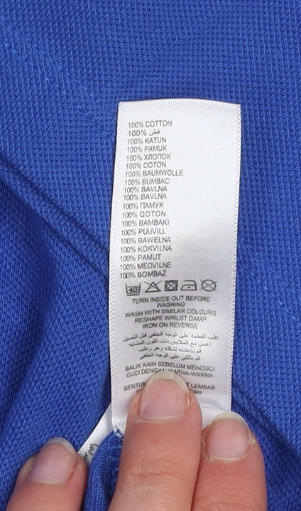 Boys UK Size 11-12 Years J Jeans Blue Basic Polo