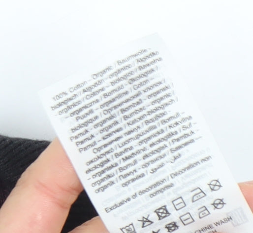 SELECTED HOMME Men's Multicoloured Check Cotton Crew Neck Jumper M