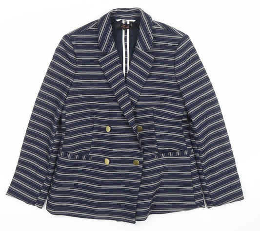 Womens UK Size 10 NEXT Regular Blue Blazer