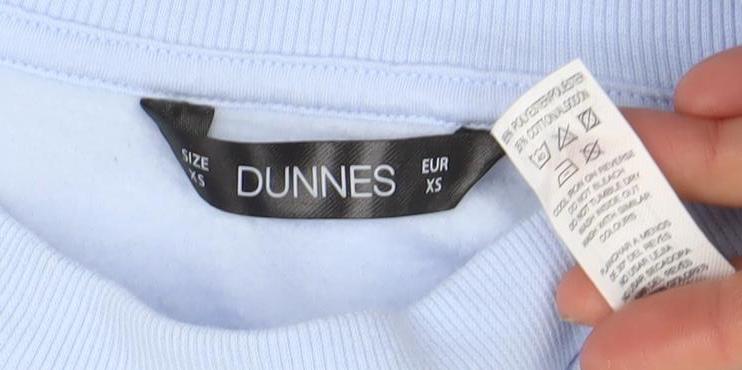 Womens UK Size XS Dunnes Blue Pullover Sweatshirt
