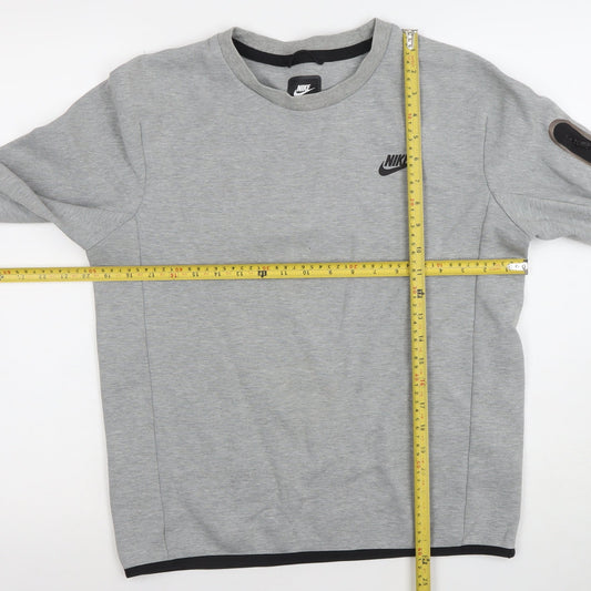 Mens UK Size S Nike Grey Pullover Sweatshirt
