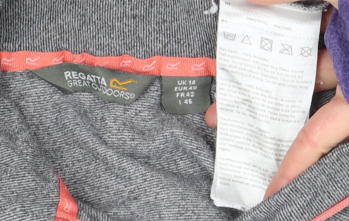 Womens UK Size 14 Regatta Grey Pullover Sweatshirt