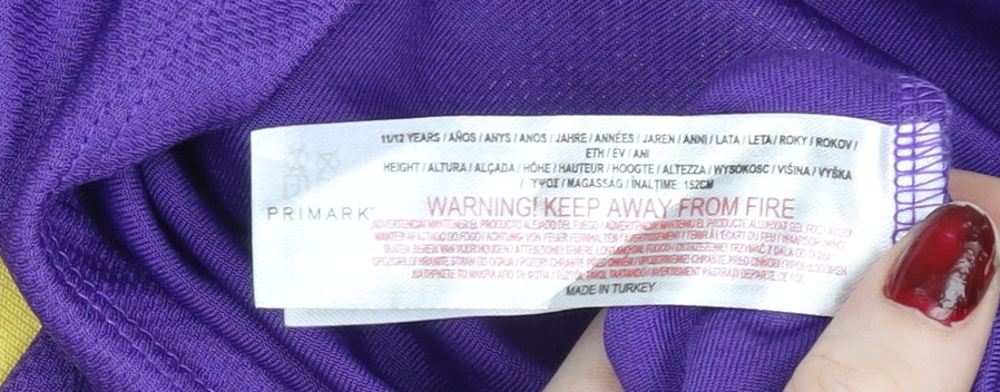 Primark Teens Purple Lakers Basketball Tank Top Size 13